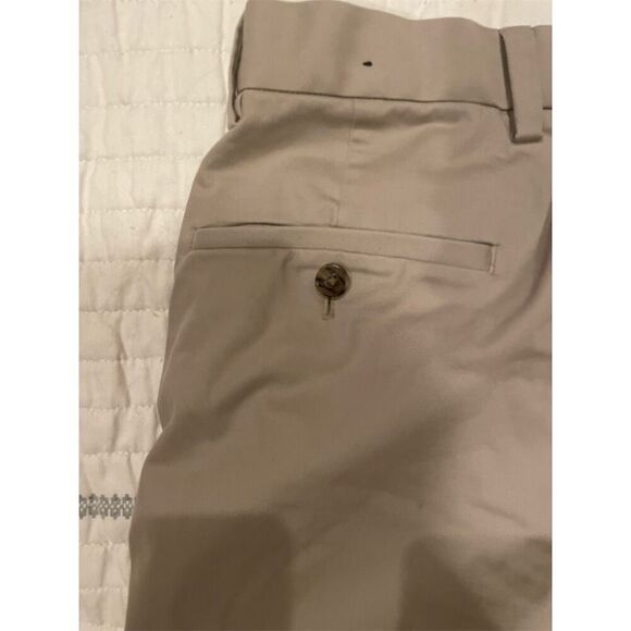 Brooks Brothers Men's Beige Chino Pants Size 33x30 Stretch Straight Leg - Picture 9 of 14